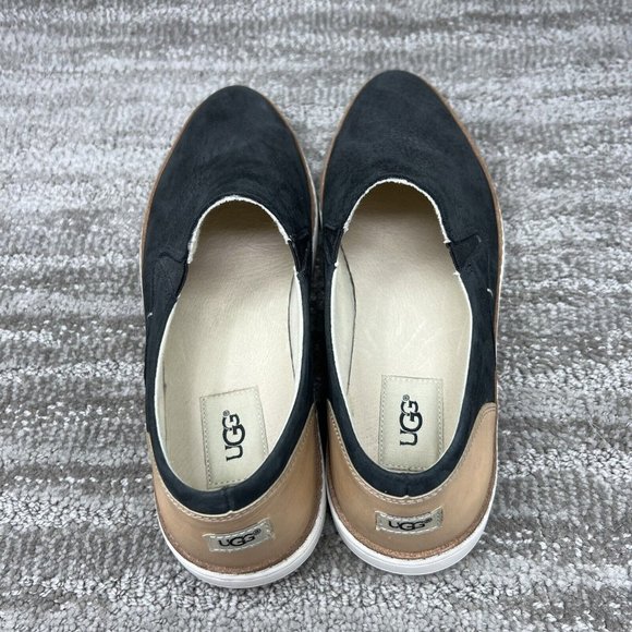 UGG Women's Size 9 Adley Leather Loafers Flats Sneakers Blue Style 1015736 - Picture 6 of 8